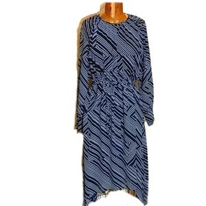 h&m blue striped wrap dress MILVA MI Blue + White Striped Summer Maxi Dress – Timeless